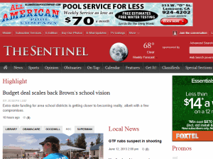 The Hanford Sentinel - home page