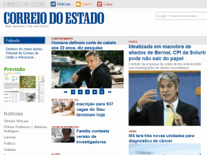 Correio do Estado - home page