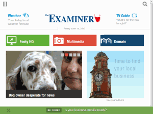 The Examiner - home page