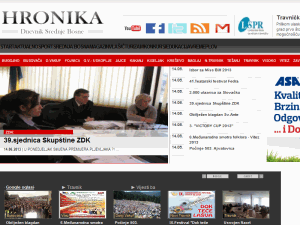 Hronika.ba - home page