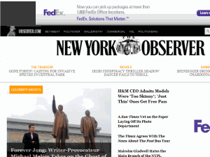 The New York Observer - home page