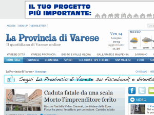 La Provincia di Varese - home page