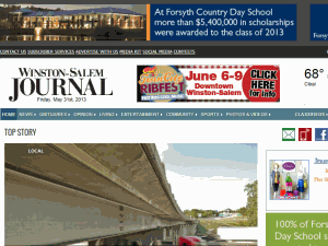 The Winston-Salem Journal - home page