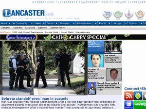 Lancaster Newspapers - home page