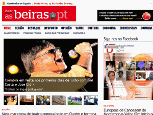 Diário As Beiras - home page