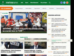 Metro France - home page