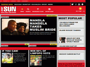 Daily Sun - home page