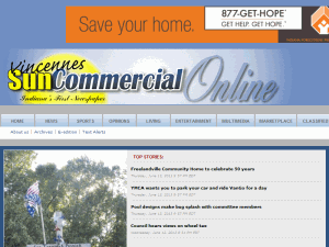 Vincennes Sun-Commercial - home page
