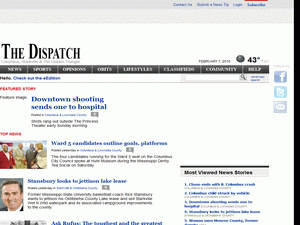 The Commercial Dispatch - home page