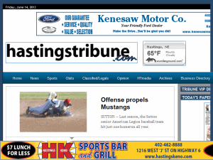 Hastings Tribune - home page