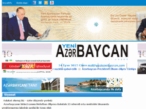 Yeni Azerbaijan - home page