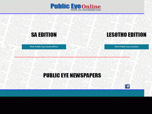 Public Eye - home page