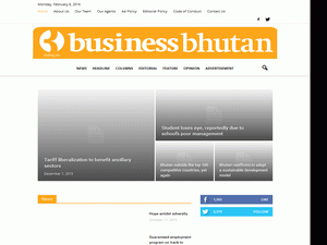 Business Bhutan - home page
