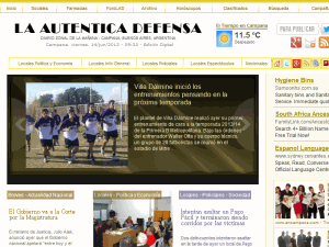 La Auténtica Defensa - home page