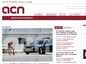 Agència Catalana de Notícies - home page