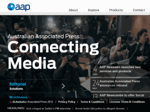 Australian Associated Press - home page
