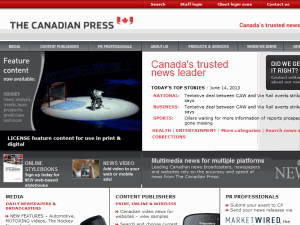 The Canadian Press - home page