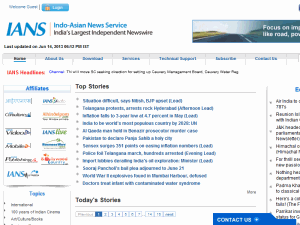 Indo-Asian News Service - home page