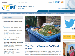 Inter Press Service - home page