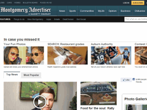Montgomery Advertiser - home page