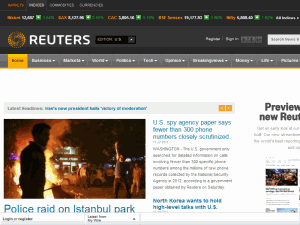 Reuters - home page