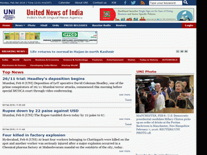 United News of India - home page