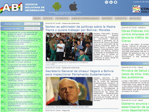 Agencia Boliviana de Información - home page