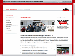 Austria Presse Agentur - home page