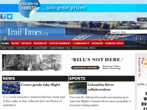 Trail Daily Times - home page