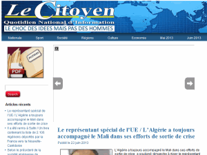 Le Citoyen - home page