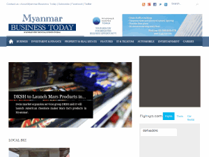 Myanmar Business Today - home page