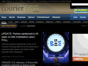 Evansville Courier & Press - home page