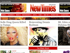 Miami New Times - home page
