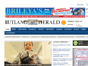 Rutland Herald - home page