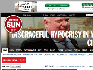 Toronto Sun - home page