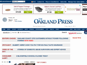 The Oakland Press - home page