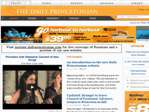 The Daily Princetonian - home page
