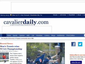 The Cavalier Daily - home page