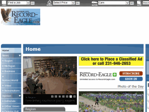 Traverse City Record-Eagle - home page