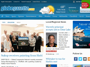 Globe-Gazette - home page