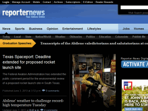 Abilene Reporter-News - home page