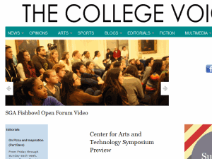 The Connecticut College Voice - home page
