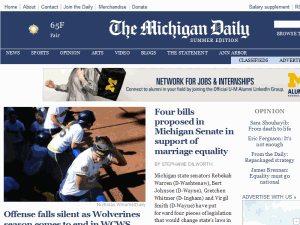 The Michigan Daily - home page