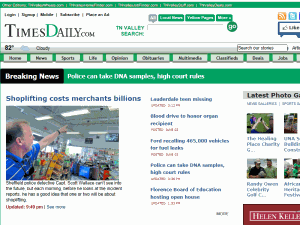 TimesDaily - home page