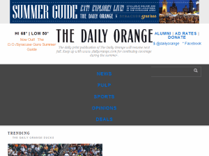 The Daily Orange - home page