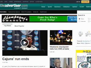 The Daily Advertiser - home page