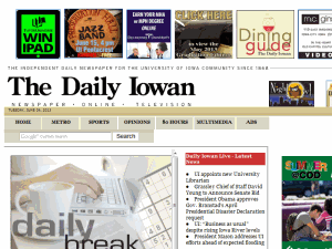 The Daily Iowan - home page