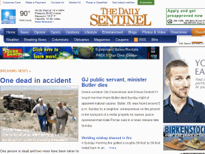 The Daily Sentinel - home page