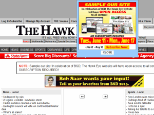 The Hawk Eye - home page