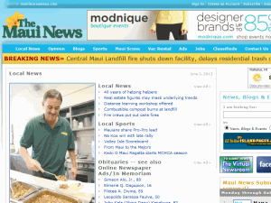 Maui News - home page